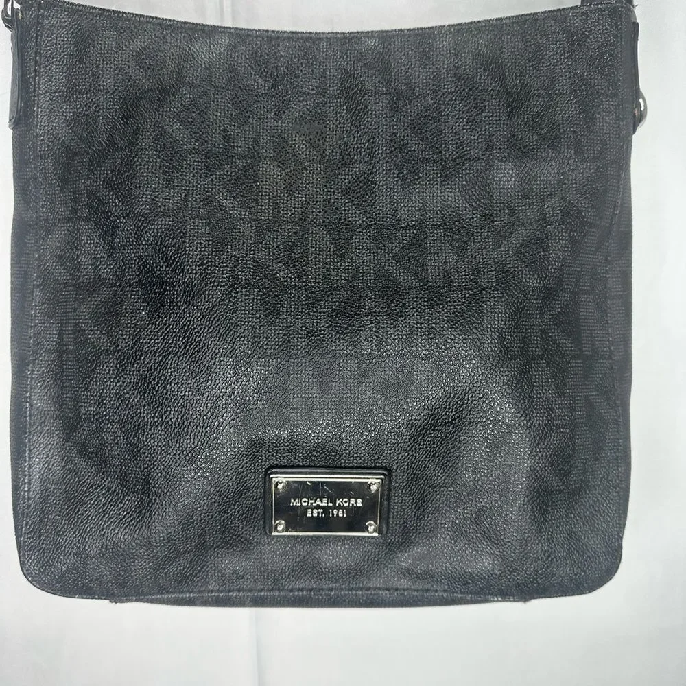 Michael Kors Black Logo Shoulder Bag